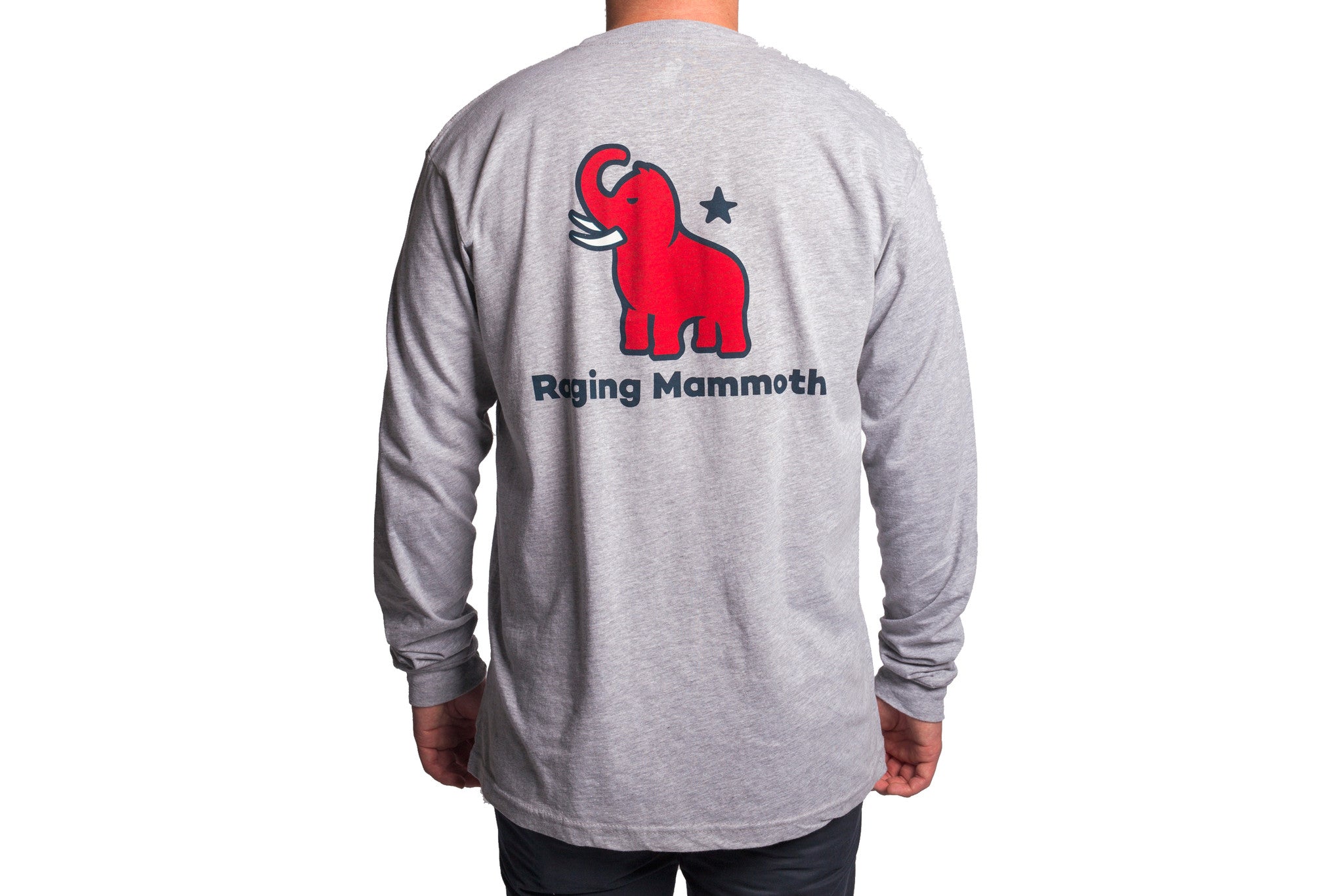 Original Mammoth Grey Long Sleeve – Raging Mammoth